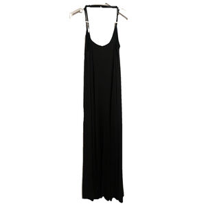 Go Couture Maxi Dress Womens Size Medium Black Strappy Long Maxi Dress Causual